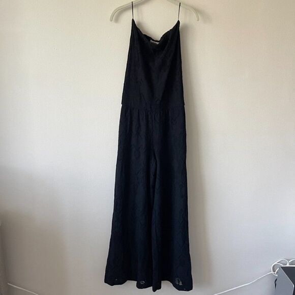 Fuzzi Strapless Lace Jumpsuit - Picture 2 of 9